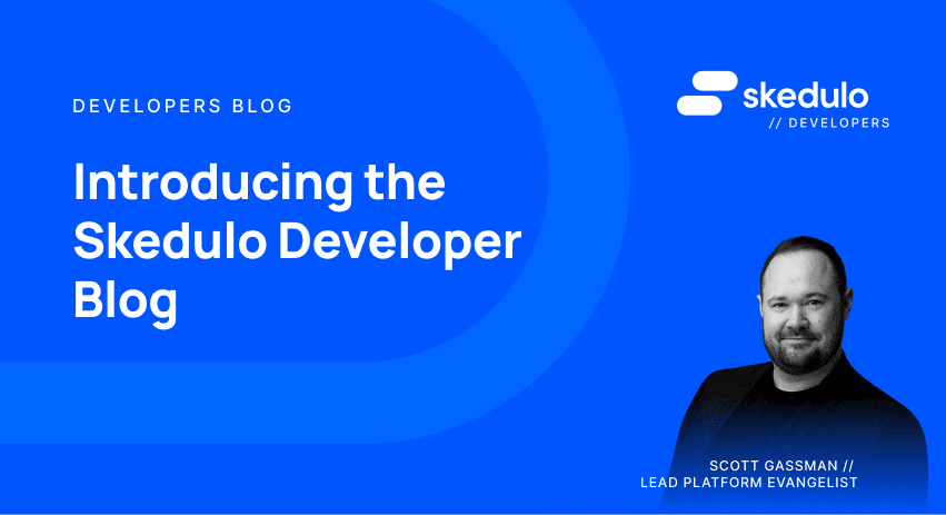 Introducing the Skedulo developer blog