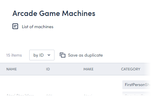 list view page header layout adjusted