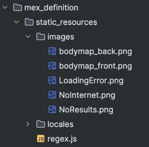 The path to images folder.