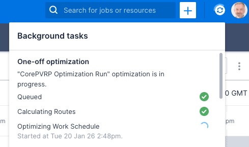 Optimization in progress screenshot